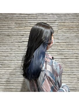 ビス ヘア アンド ビューティー 西新井店(Vis Hair＆Beauty) 大人かわいいインナーブルーカラー