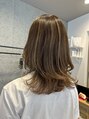 クリアーオブヘアー 覚王山店(CLEAR of hair)&nbsp;グレイカラー＋ハイトーンハイライト◇