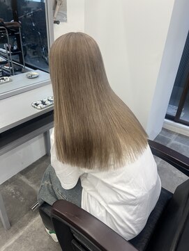 ペレ 栄店(PELE) 前髪/アンブレラカラー/こなれミディ/イメチェン/ウェーブパーマ