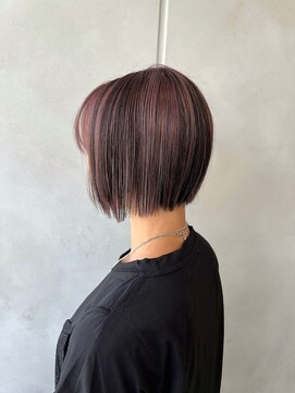 オレンジペコ(orange peco) ハイライトボブ