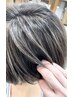 似合わせカット＋白髪ぼかしカラー＋プラチナムケア☆　￥17,000