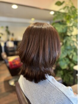 ヘアメゾンマリー(Hair Maison Marry)の写真/再現性の高い形状記憶カットとラクチンお手入れで『朝の時短』を叶え、顔収まりいいスタイルが長く続く☆