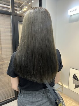 ヌープヘアーアイス(NUUP.hair ici) ブリーチなし透明感オリーブベージュ