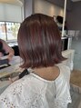 ベルビー(Belle Vie) 外ハネボブ!ピンクベースハイライトがポイントです。