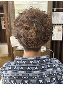 【根岸真奈美】レディース刈り上げ/パーマ/2セクション