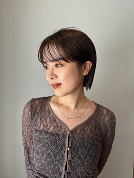 ガーランド (Garland) 切りっぱなしボブ/顔周りレイヤー/前髪/原宿神宮前