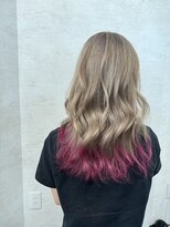 サロンドパリス ジュエル(Salon de Paris Jewel)&nbsp;毛先ピンクカラー