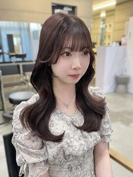 アリュウル 表参道(ALLURE) 大人可愛いピンクブラウンカラー×トレンドレイヤーカット◯伊藤