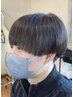 メンズカット＆縮毛矯正トリートメント￥9800