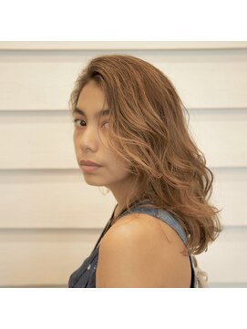 サンドアンドローズ(sand rose) レイヤー×細めハイライト