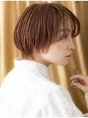 □艶髪カーキベージュマッシュルームヘア405越谷10代20代30代