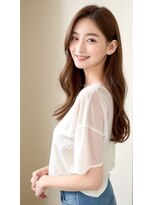 エンバイユアーズ 飯田橋店(eN° by youres)&nbsp;柔らかいAラインロング×かきあげ前髪