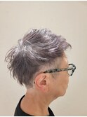 40代50代60代×ツーブロックショート