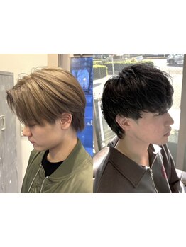 シャドウパーマ×メンズカットで創る,抜け感大人カジュアルstyleが大人気◎[西長堀/眉毛/MEN'S/学割U24]