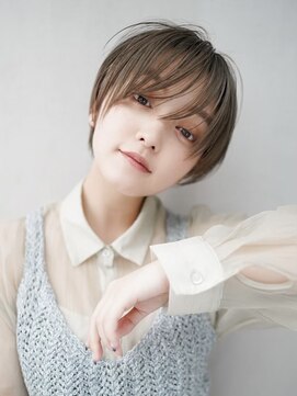 ギークス(GEEKS) 【GEEKS渋谷】オリーブグレージュ/小顔/クールショート/秋カラー