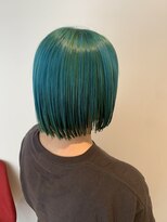 ルルバイアズール 草加店(LULU by azule)&nbsp;ダブルカラー，グリーン，エメラルドグリーン【草加】