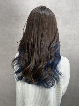 ルノン(LUNON) 黒髪クラゲヘアーオリーブグレー小顔ココアベージュ