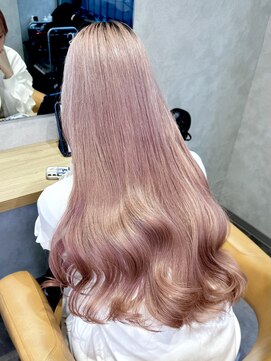 pale pink [ダブルカラー／ブリーチ／髪質改善]