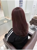 チェリーブラウン×レイヤーカット