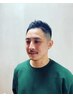 【メンズカット】フェードカット+眉カット+ブラッシングシャンプー