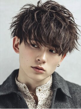 ブラン 池袋(BLANC) シャドウパーマ/フェザーパーマメンズパーマ/ツイストスパイラル