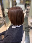 切りっぱなしボブ