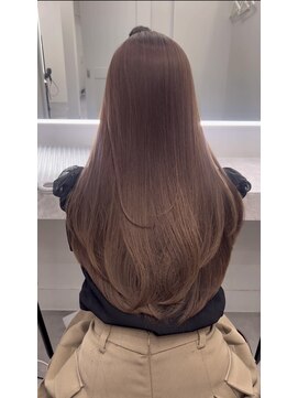 プラチナ(PLATINA) ハイレイヤーレイヤーカットブリーチ無しカラー顔周り韓国