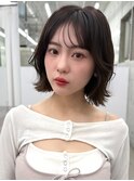 くびれボブ レイヤーボブ 韓国ボブ 【肥田亜沙美】
