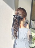 結婚式お呼ばれヘアアレンジ