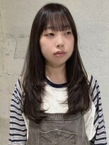 ヨーク(YOKE)&nbsp;【 YOKE 】セピアグレージュレイヤー小顔ぱっつんダブルカラー