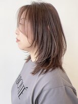イーストハムアネーロ(EAST HAM anello)&nbsp;透明感シアーブラウン/ミディアム/レイヤーカット