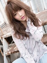 ra's 南行徳 髪質改善トリートメント&カラー 南行徳北口【10月1日オープン（予定）】&nbsp;厚めうざバングな女っぽフェザーロング