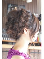 オーバーキャプテンネイキッド(OVER CAPTAIN NAKED)&nbsp;編み込み＆タイトロープＭＩＸクラシカルヘアセット