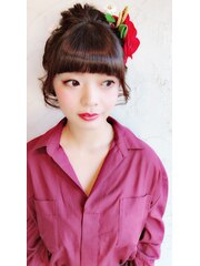 成人式☆ヘアセット+メイク