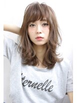 ラエティス(Laetus)&nbsp;小顔レイヤーミディアム#くびれミディ#グレージュ【Laetus】