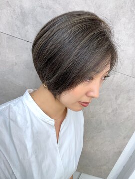 マグ ギンザ(mag ginza) センシュアルショート×極細ハイライトカラーカラー