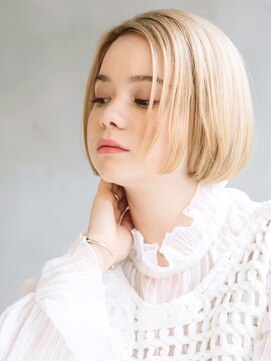 ロジッタ(ROJITHA) 【ROJITHA】ワンレンボブ × 外国人風アッシュベージュ