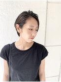 10代20代30代★スタイリング簡単♪大人小顔かきあげショート