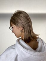 メーヴェ(Mowen) mowen 南堀江 ヌーディーベージュ×愛され×アンニュイロング