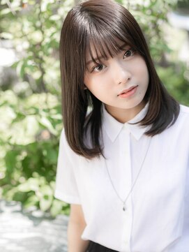 ローマ ギンザ(ROMA Ginza) 【ROMA銀座】地毛風/暗髪/黒髪/ナチュラル鎖骨ミディアム