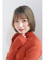 エクリフルール(equri fleur) ラベンダーブラウン×お洒落ボブ