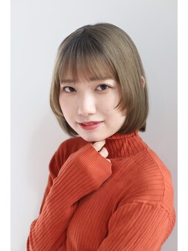 エクリフルール(equri fleur) ラベンダーブラウン×お洒落ボブ