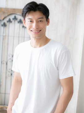 モッズヘアメン 札幌月寒店(mod's hair men) ≪mod's men≫爽やか♪ワイルド七三アップバングショートb