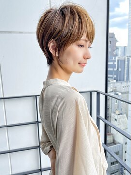 アヴァロン(AVALON) 絶壁解消/ひし形/前下がり/大人ショートボブ/30代/40代★猪狩★