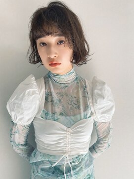 キー(kii) ミニボブ ゆるふわパーマ