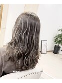 コントラストグレージュハイライト