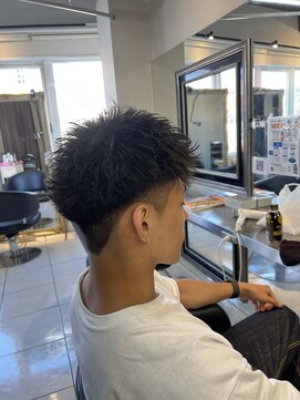 アイズ 海老名(AIZU) アップバング　ザクザクショート　スパイキーショート