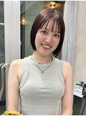 ミニボブ切りっぱなしボブぷつっとボブ