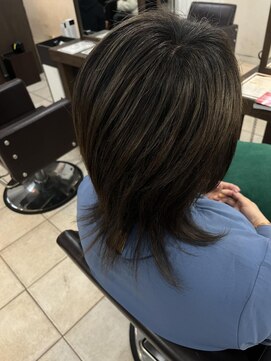 ウィルピクシー 浅草橋東口(WILL piccy) 白髪ぼかしデザインカラー