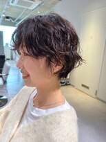 アム(amu)&nbsp;マッシュショート/ショートパーマ/丸みショート/ひし形ショート